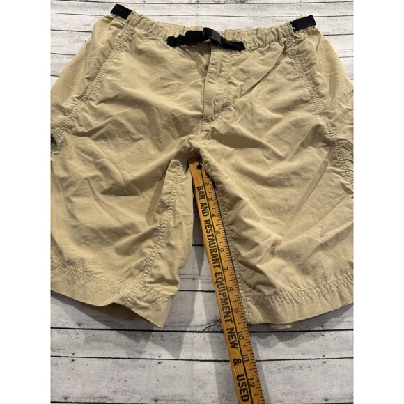 Patagonia Mens Hiking Short Sz M Khaki Tan Belted Hiking Outdoor 10" Inseam - Picture 9 of 16